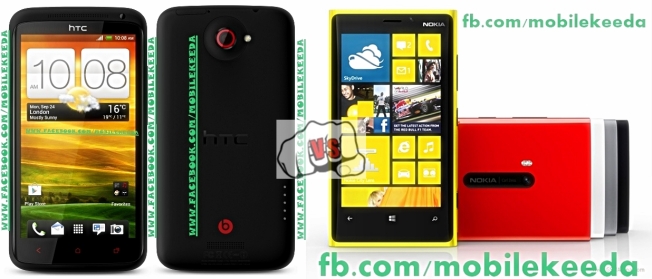 Nokia Lumia 920 vs HTC One X+